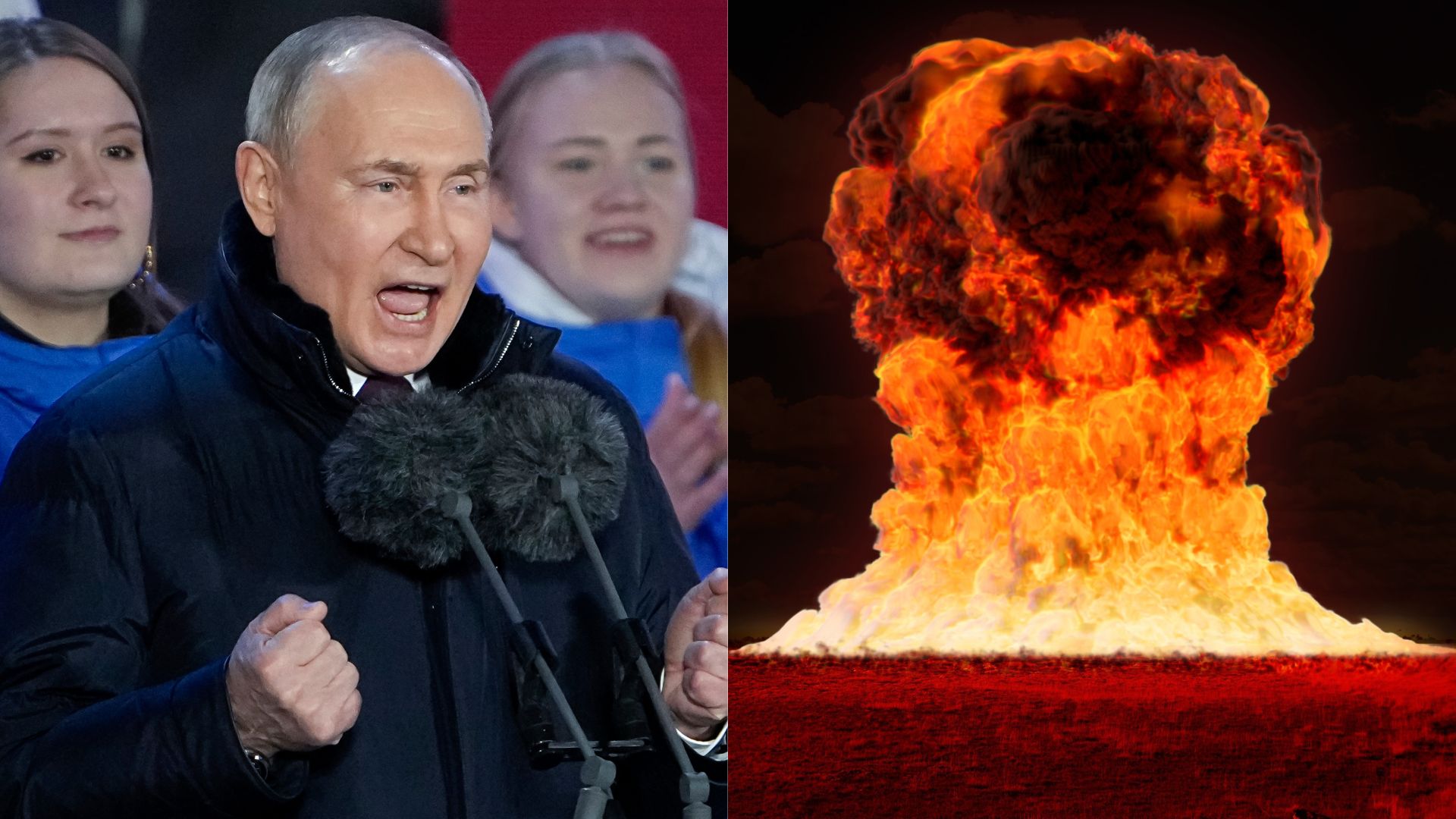 Vladimir Putin, Jadrový útok Rusko