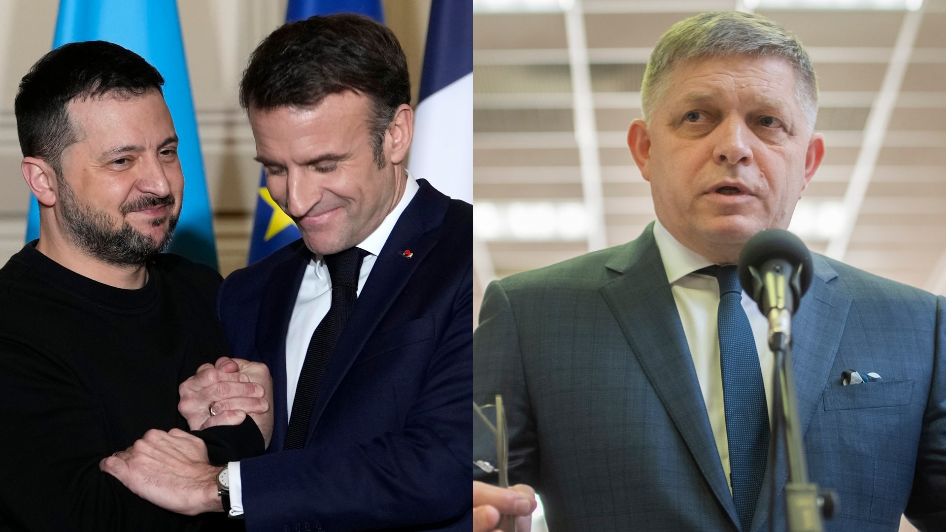 zelenskyj macron a fico