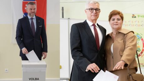 Na snímke Pellegrini a Korčok