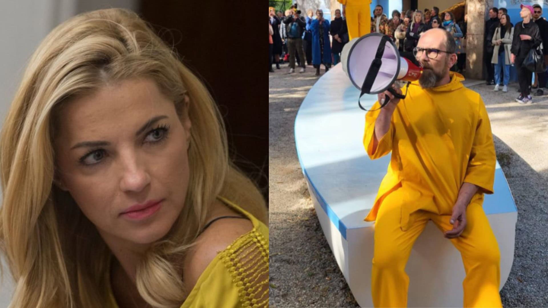 Martina Šimkovičová, protest umelcov na Bienále 2024