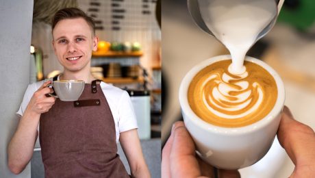 barista, káva