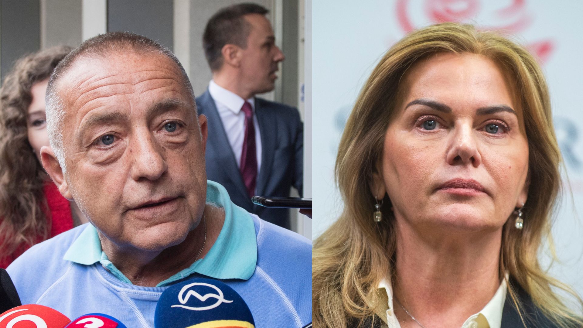 Na snímke podnikateľ Fedor Flašík a jeho exmanželka europoslankyňa Monika Beňová.