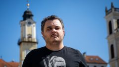 Na snímke občiansky aktivista Jakub Pohle.