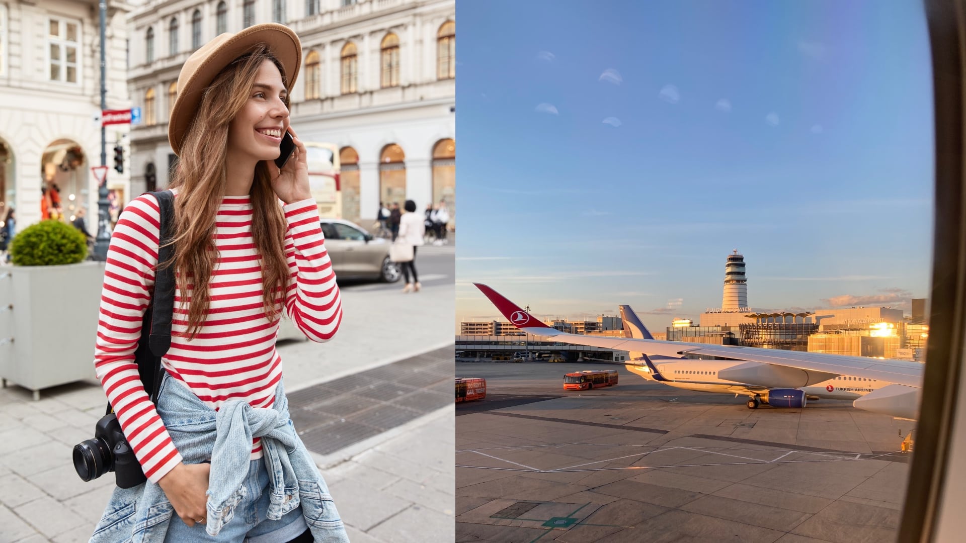 letisko, žena, cestovanie