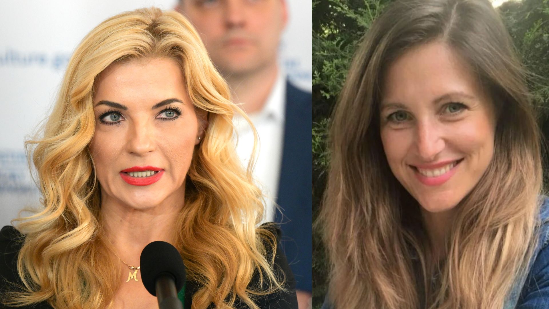 Na snímke ministerka kultúry Martina Šimkovičová a riaditeľka Bibiany Petra Flach.