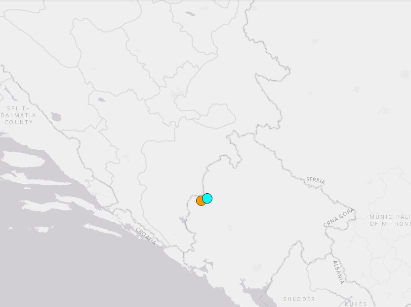 zemetrasenie v Čiernej hore