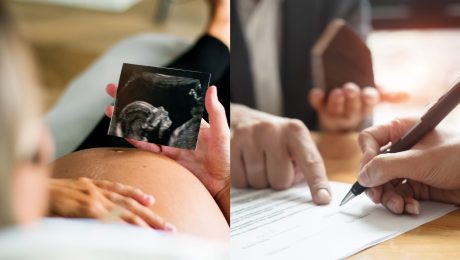 tehotná žena a zmluva