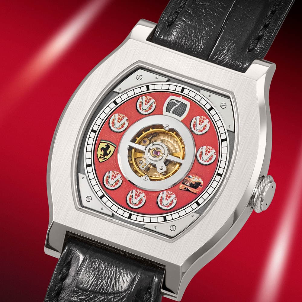 Na snímke hodinky zo zbierky Michaela Schumchera.