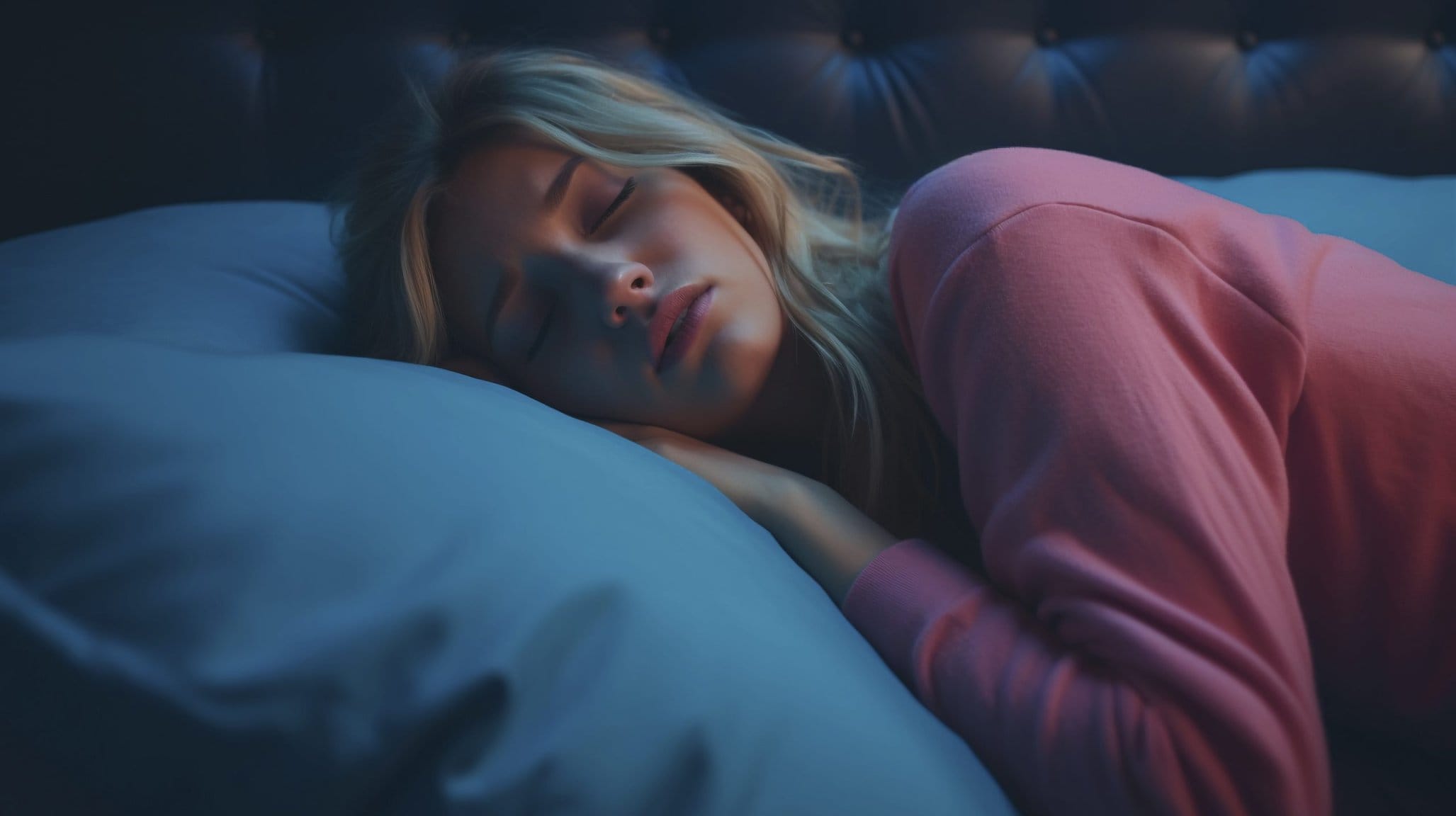 žena, spánok