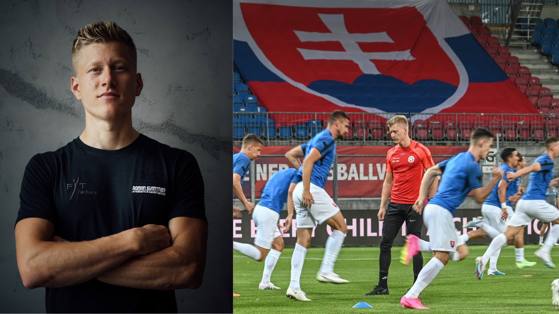 Na snímke Dávid Brünn, kondičný tréner slovenskej futbalovej reprezentácie.