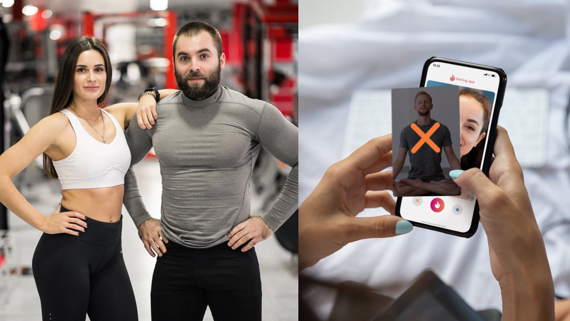 pár vo fitness centre