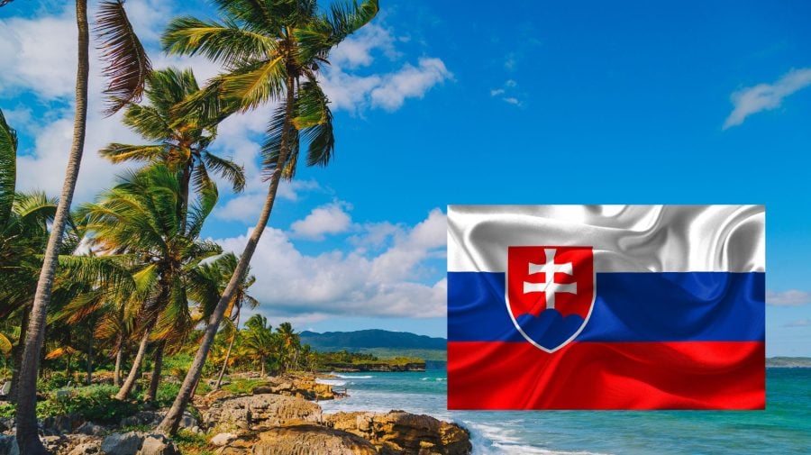 Oceán, Slovenská vlajka