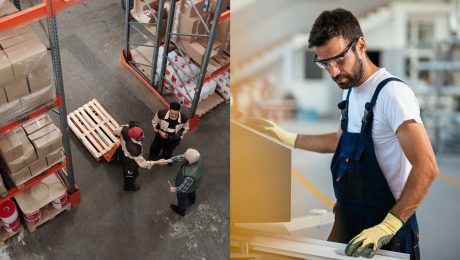 pracovníci v továrni