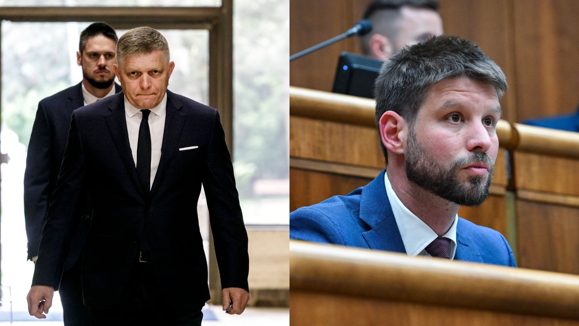 Robert Fico a Michal Šimečka