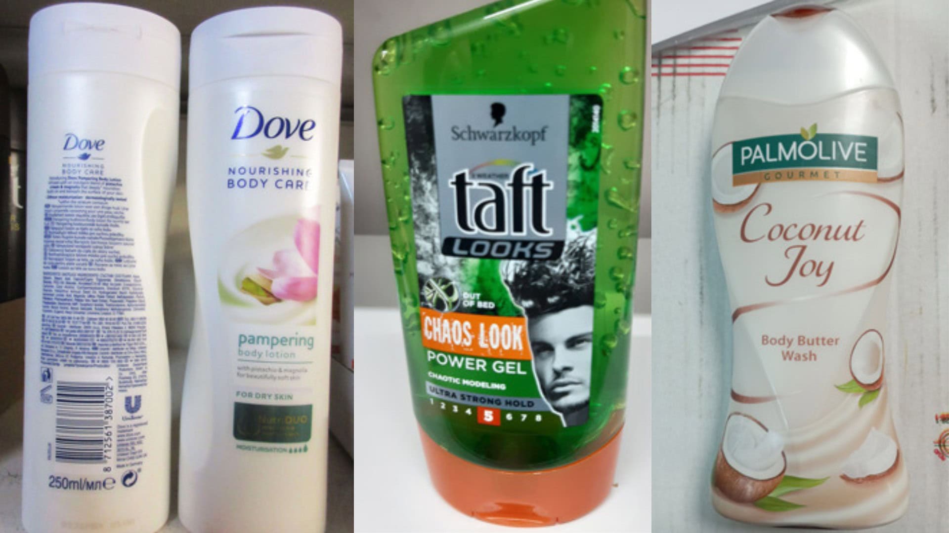 Na snímke škodlivá kozmetika.