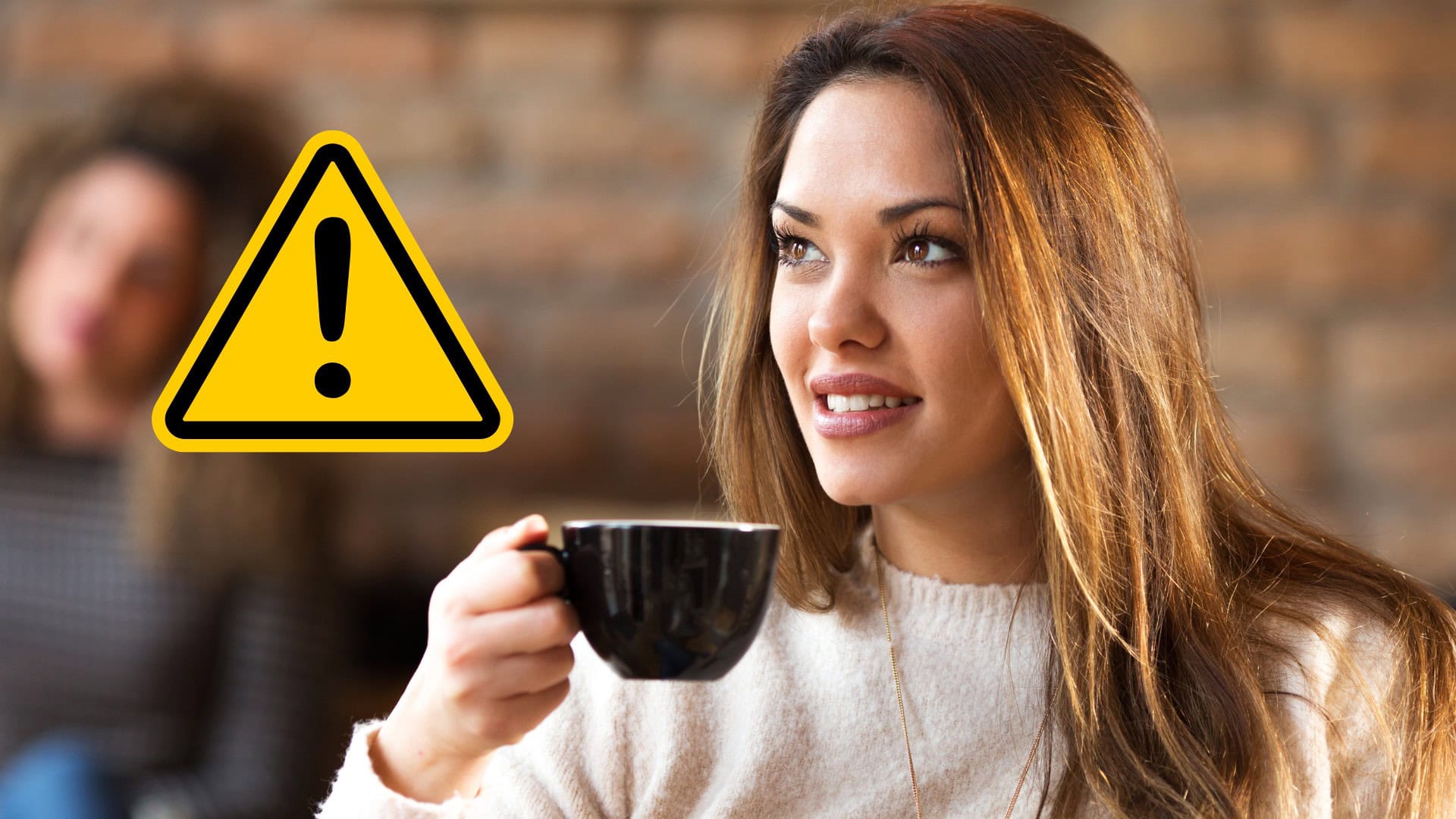 Na snímke žena s kávou