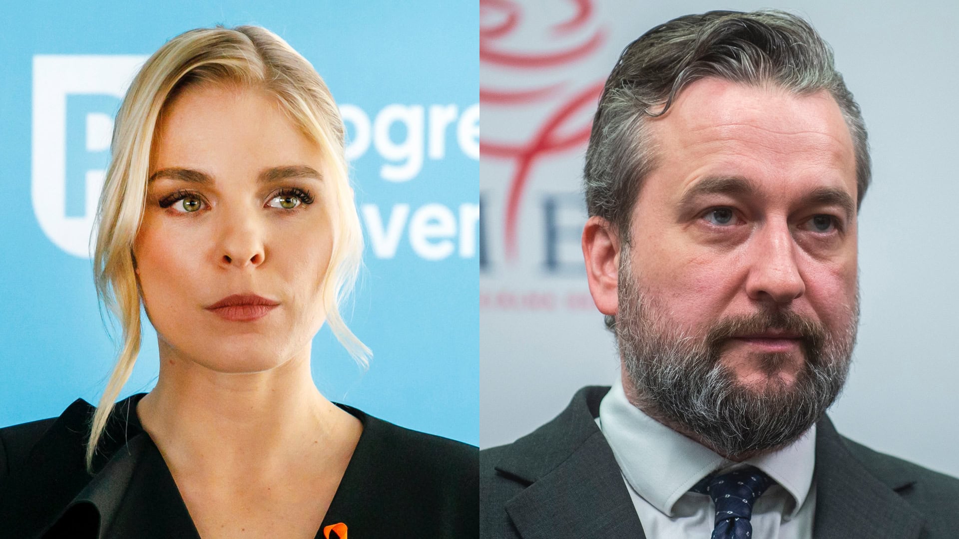 Kandidátka za PS Veronika Cifrová Ostrihoňová a kandidát za Smer Ľuboš Blaha. Eurovoľby poslanci Slovensko