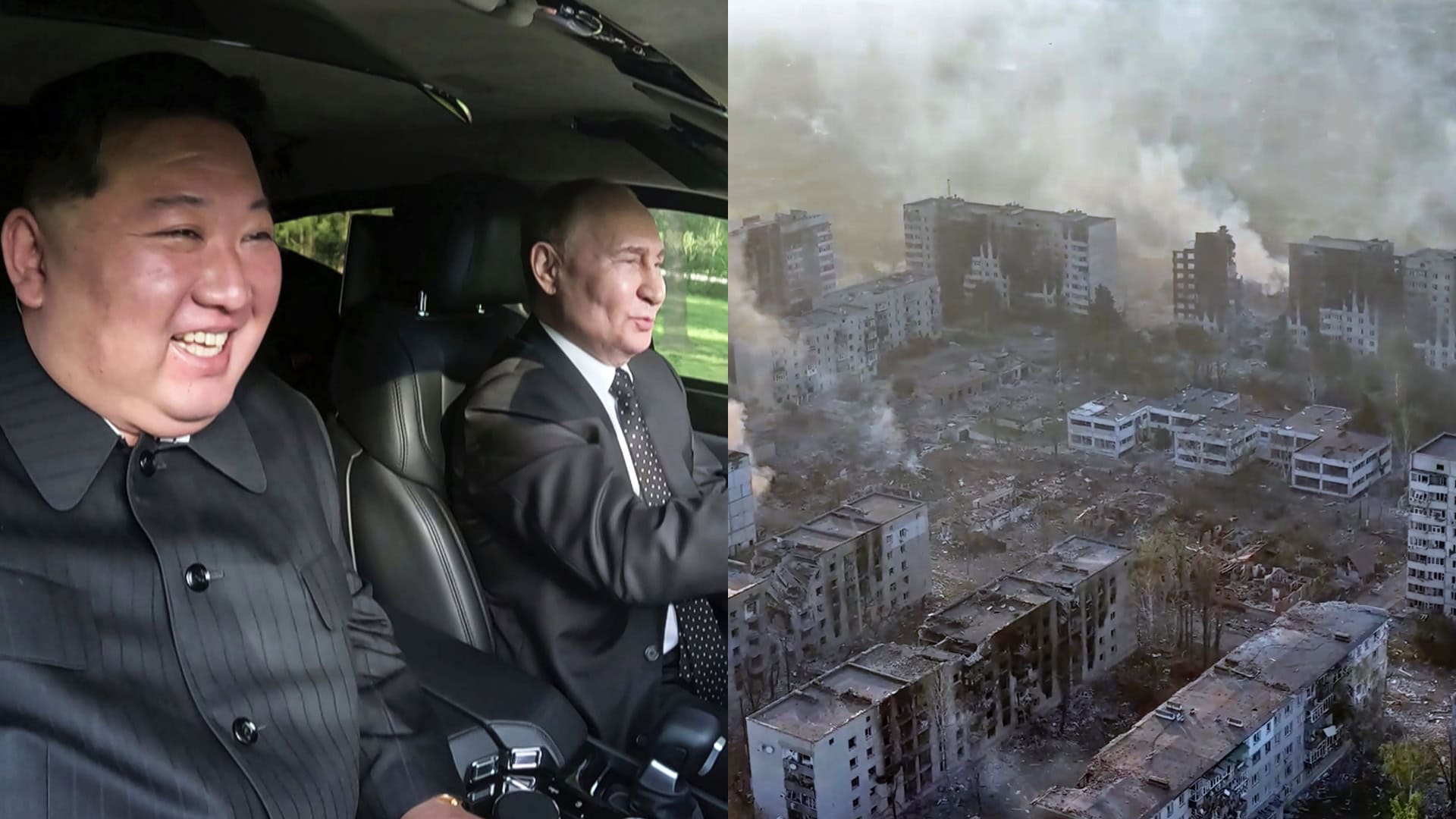 Putin Severná Kórea, Kim Čong-un a raketový útok na Vovčansk