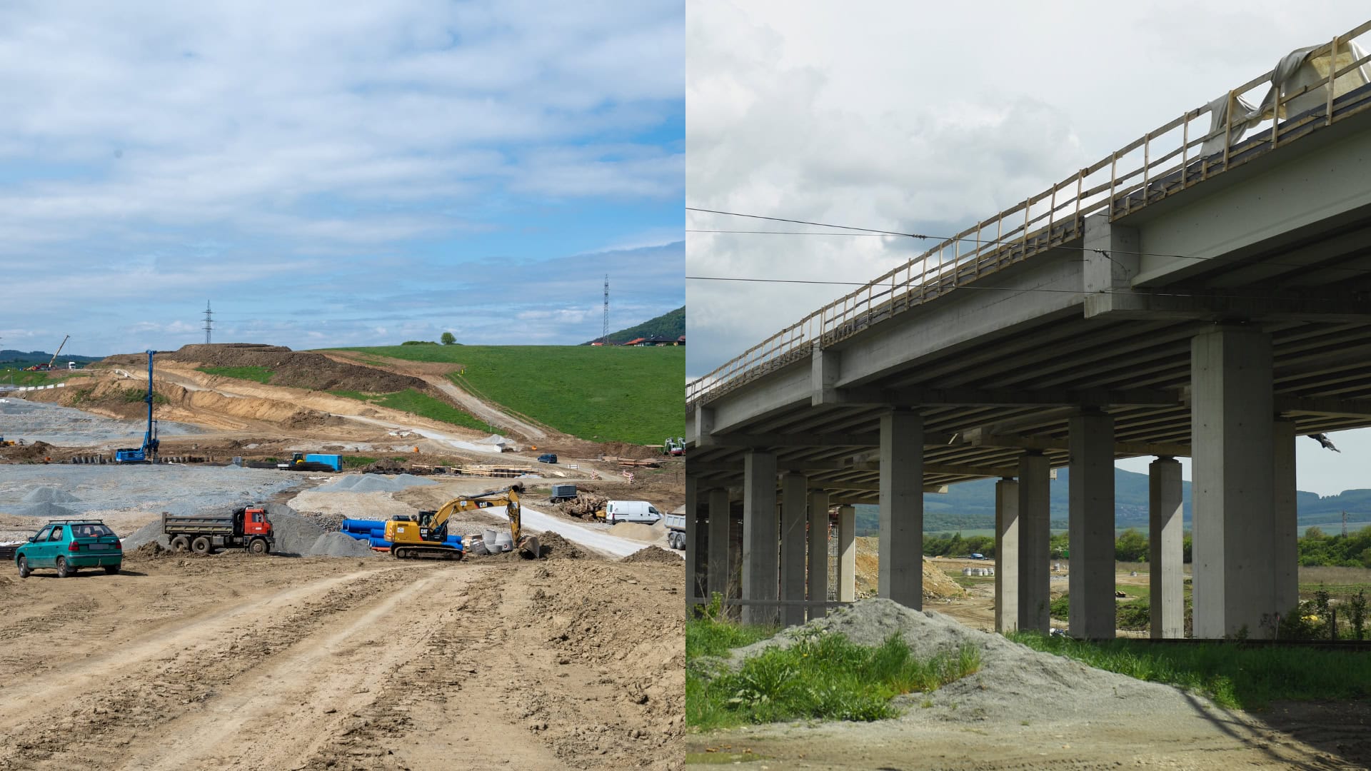 Slovenské cesty, výstavba, cesta do Česka