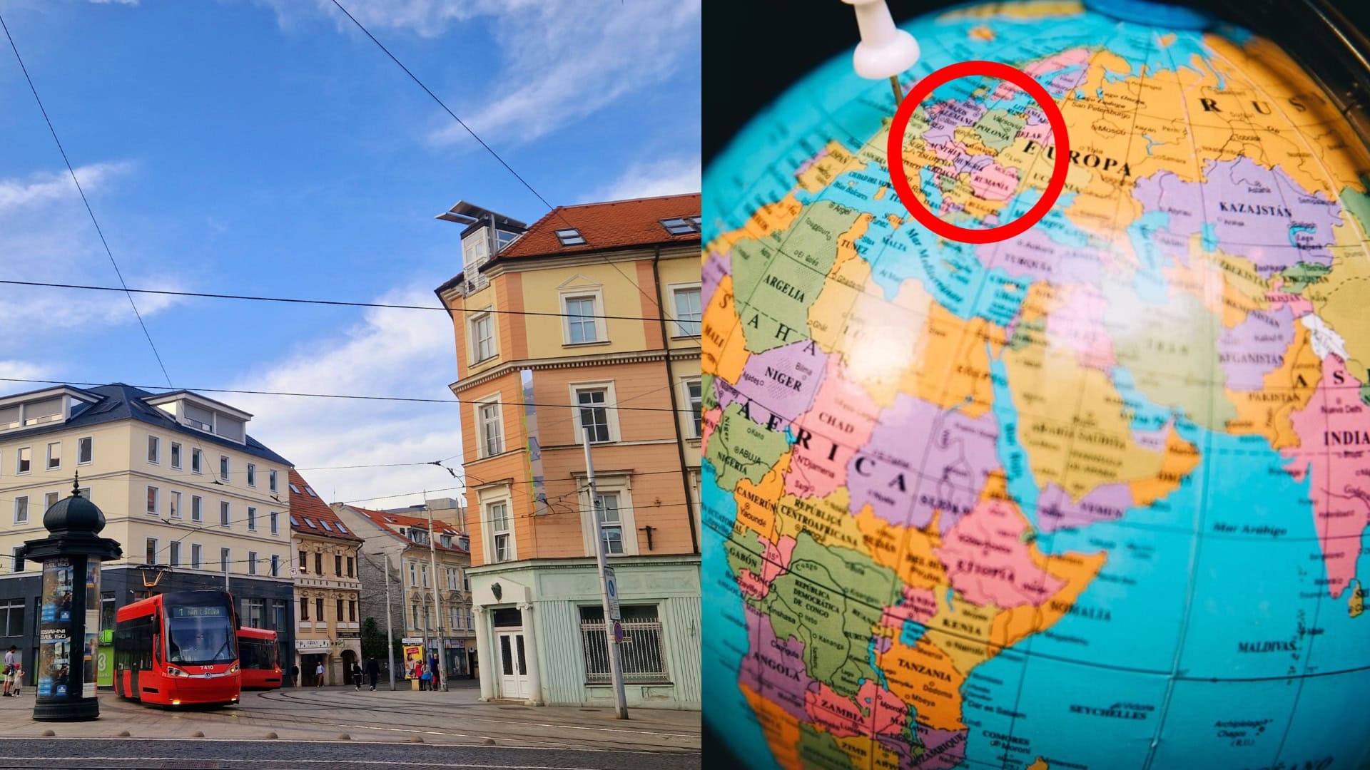 Bratislava, teplo, Zem