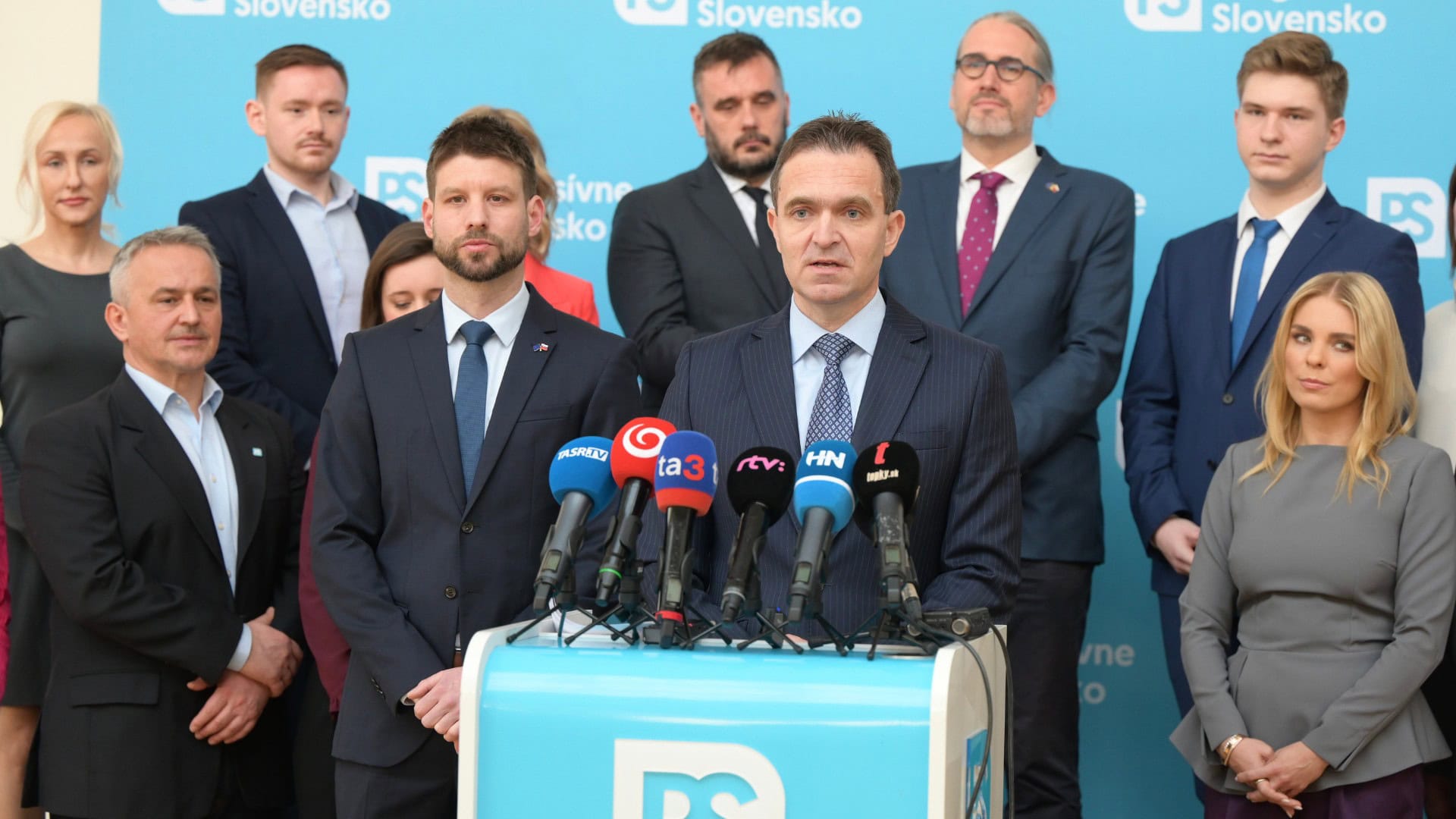 Na snímke Progresívne Slovensko