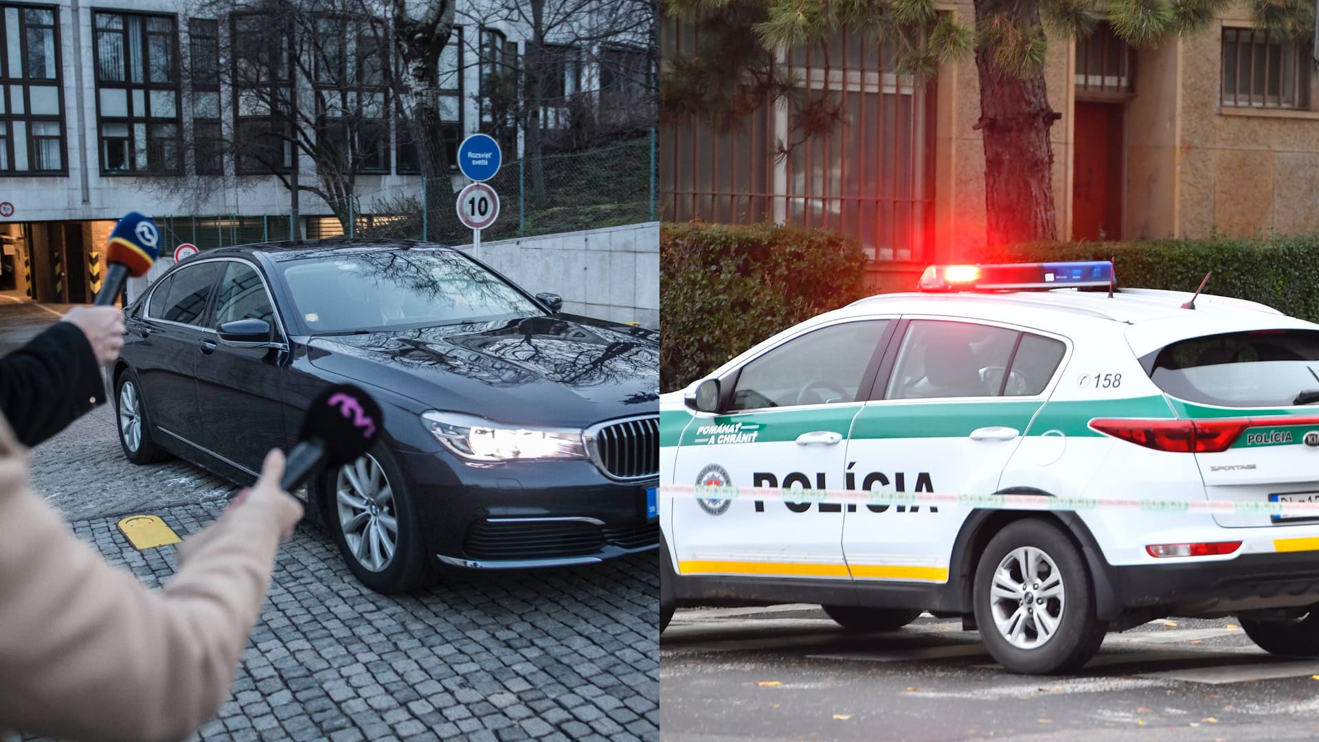 Havária vládnej limuzíny, ilustračná foto