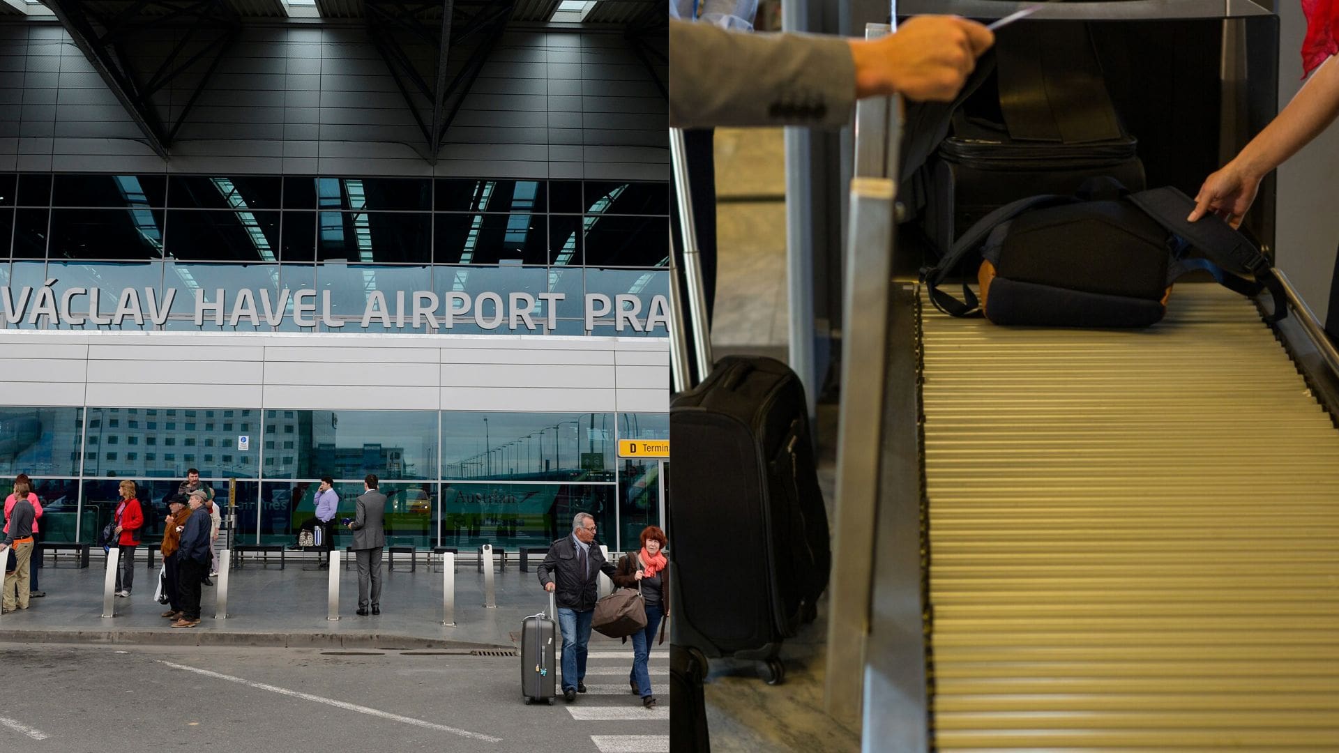 Letisko Václava Havla Praha a odbavenie batožiny.