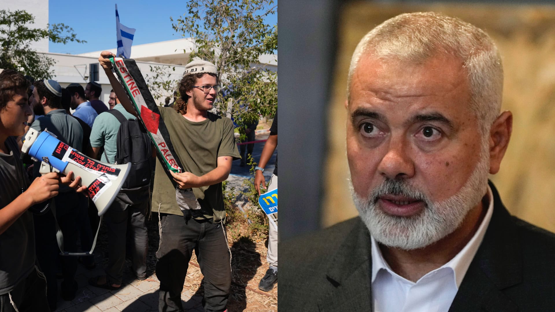 Izraelčania a Ismáíl Haníja