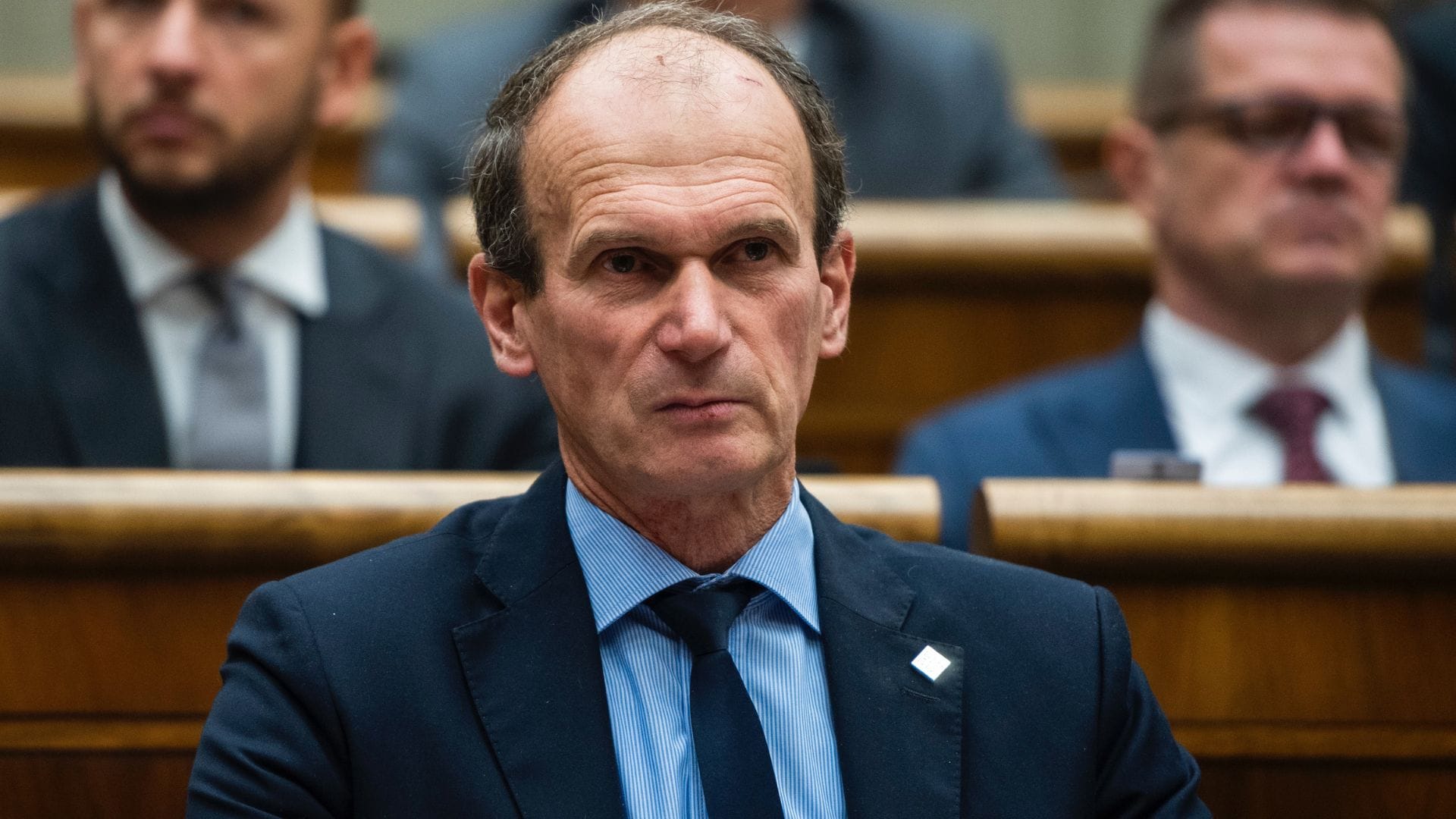 Štefan Kuffa v parlamente.