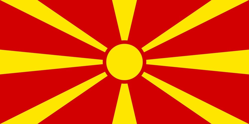 vlajka Severného Macedónska