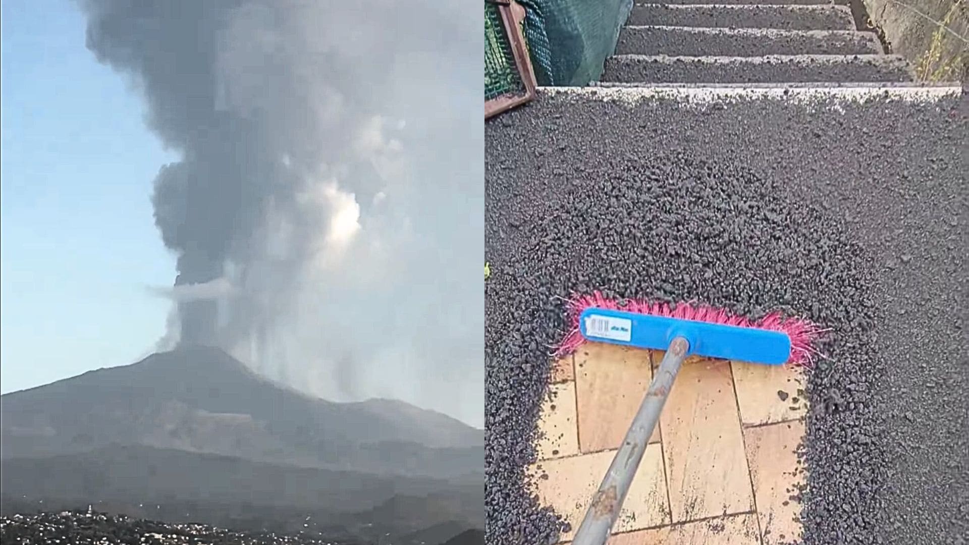 Výbuch Etna, Etna vybuchla