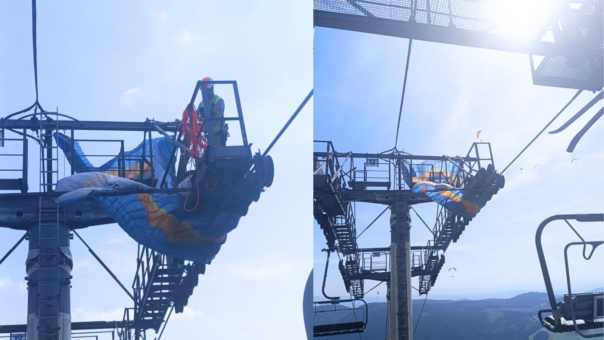 paraglajdisti, nehody