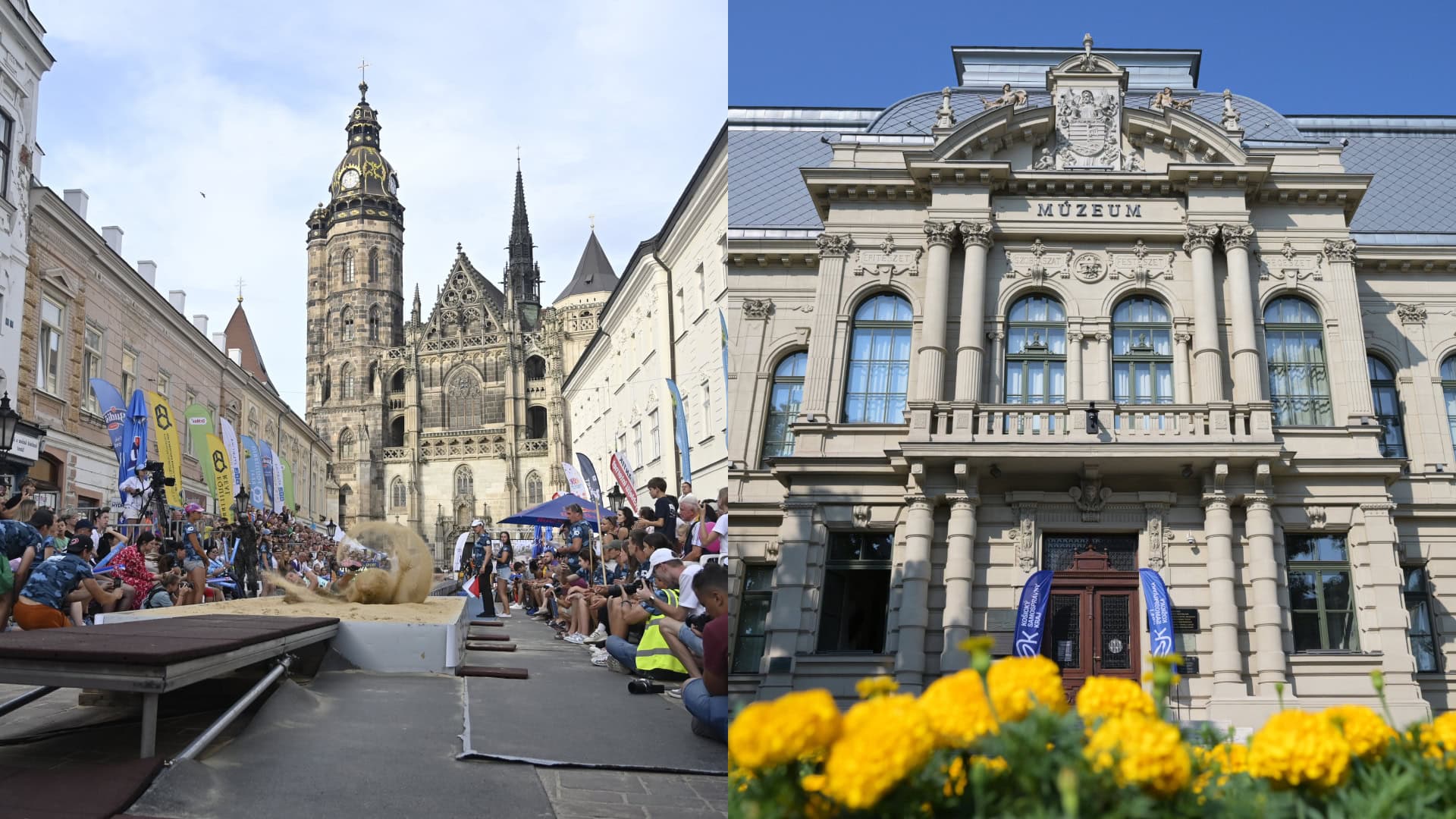 Košice, Dóm sv. Alžbety a Východoslovenské múzeum.