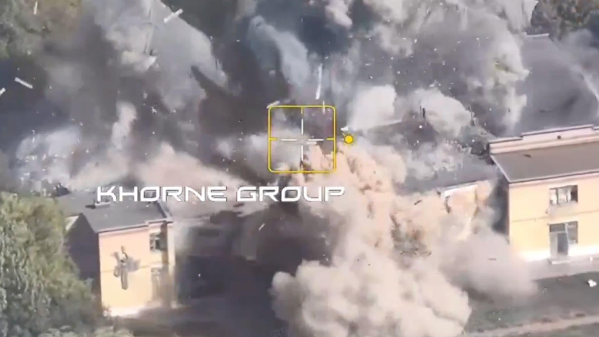 Ukrajina útočí, Veseloe, zhodenie bomby na dom vo Vesoloe, explózia