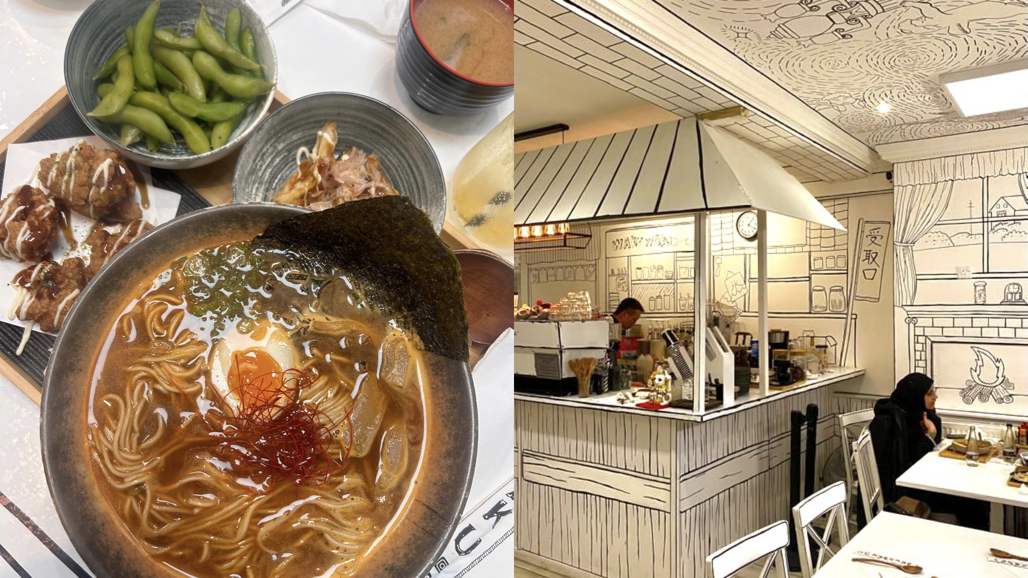 na snímke je ramen, jedlo, waku waku