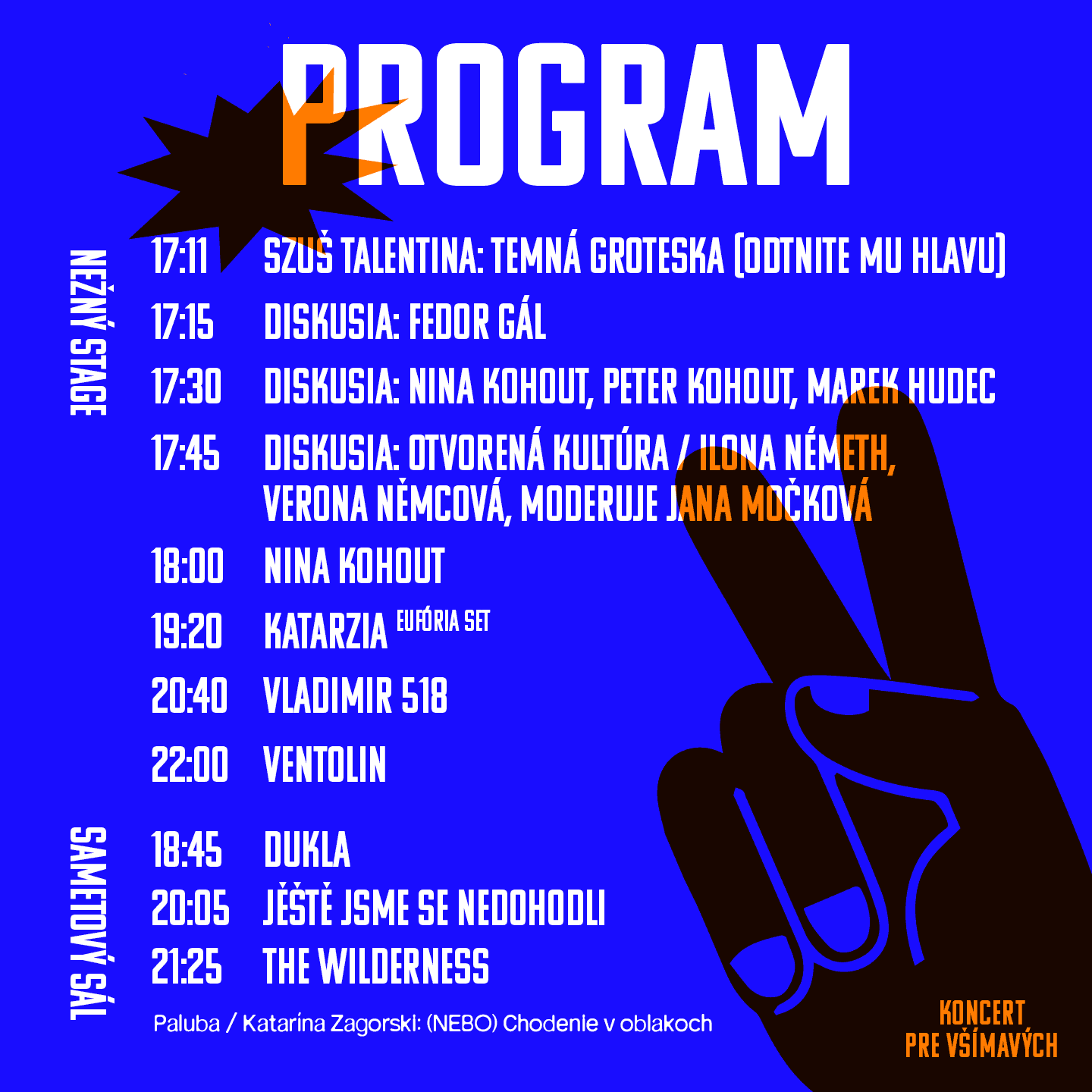 Koncert pre všímavých_lineup_stvorec