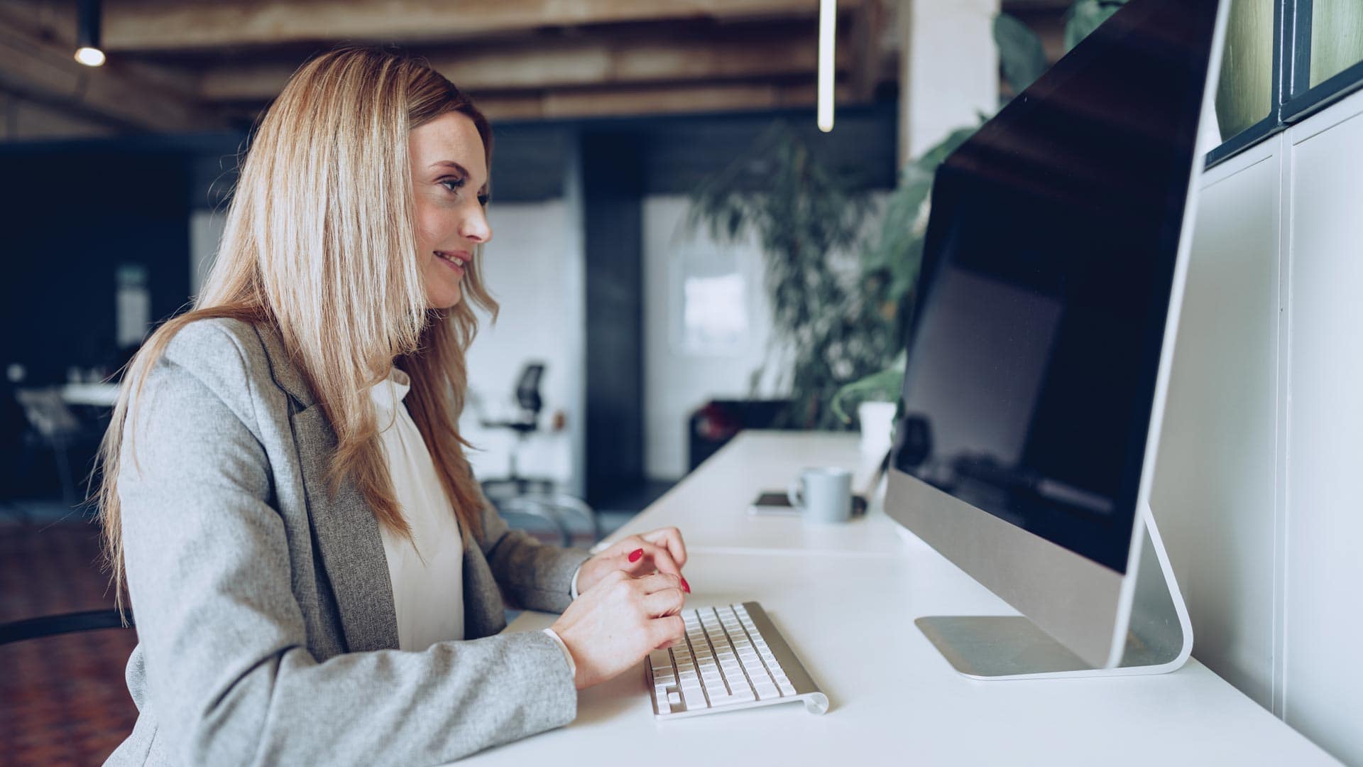 Práca za počítačom