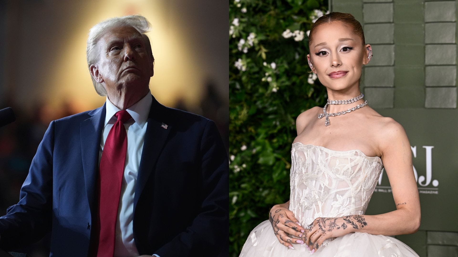 donald trump ariana grande