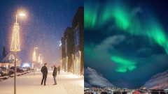 svalbard polárna žiara arktída