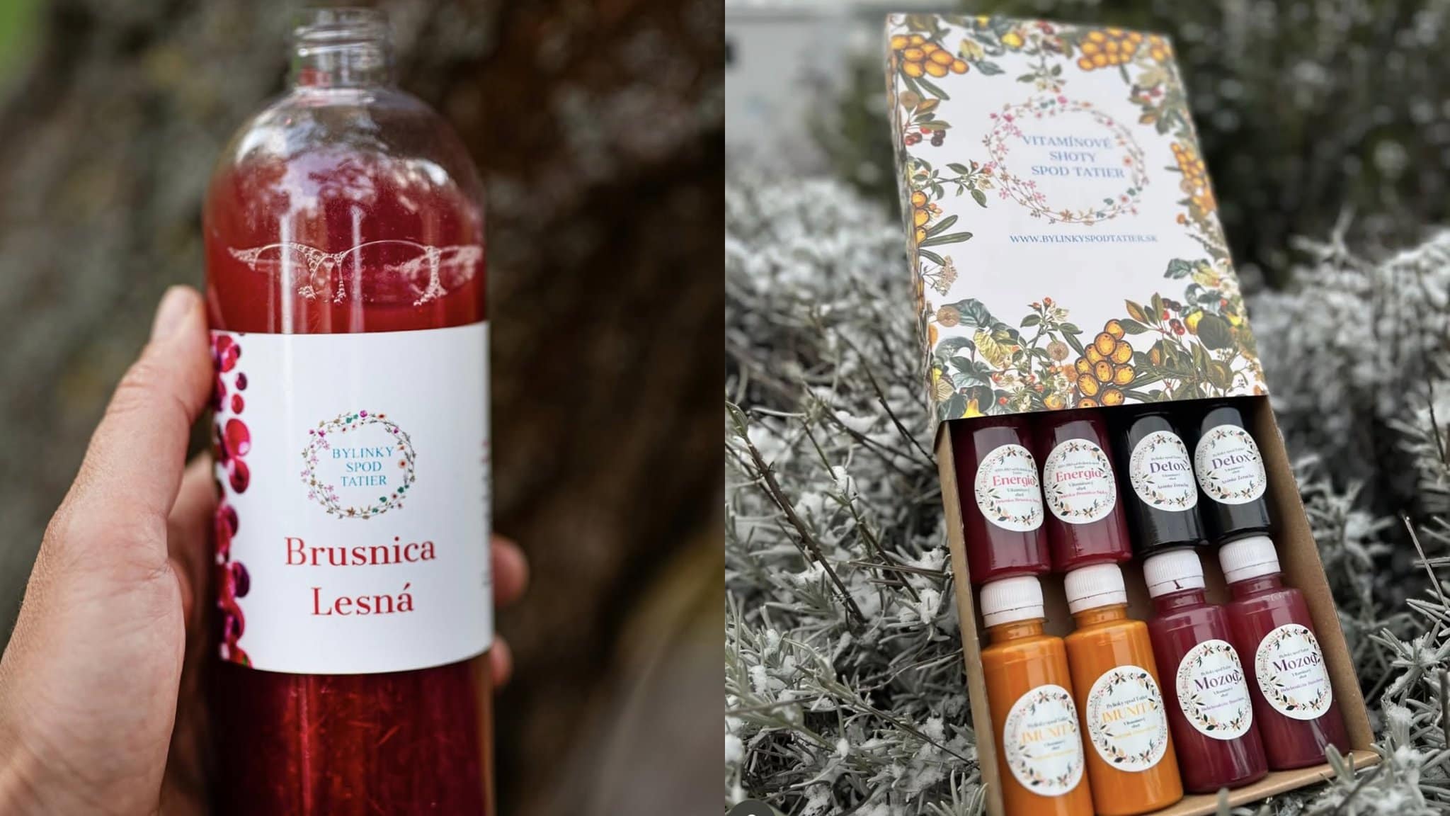 na snímke sú nápoje, tinktúry