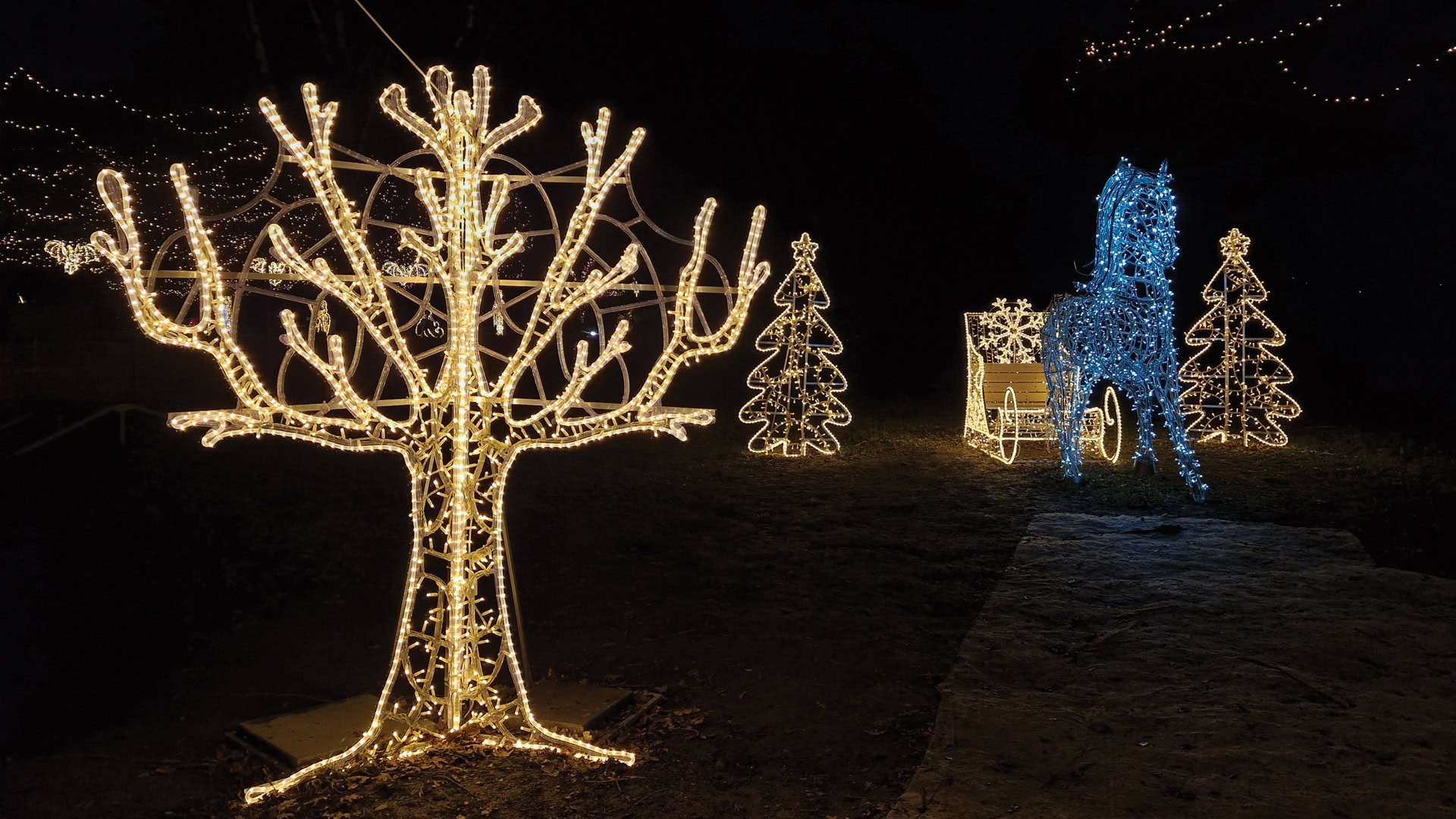 Svetelný park Anička Košice