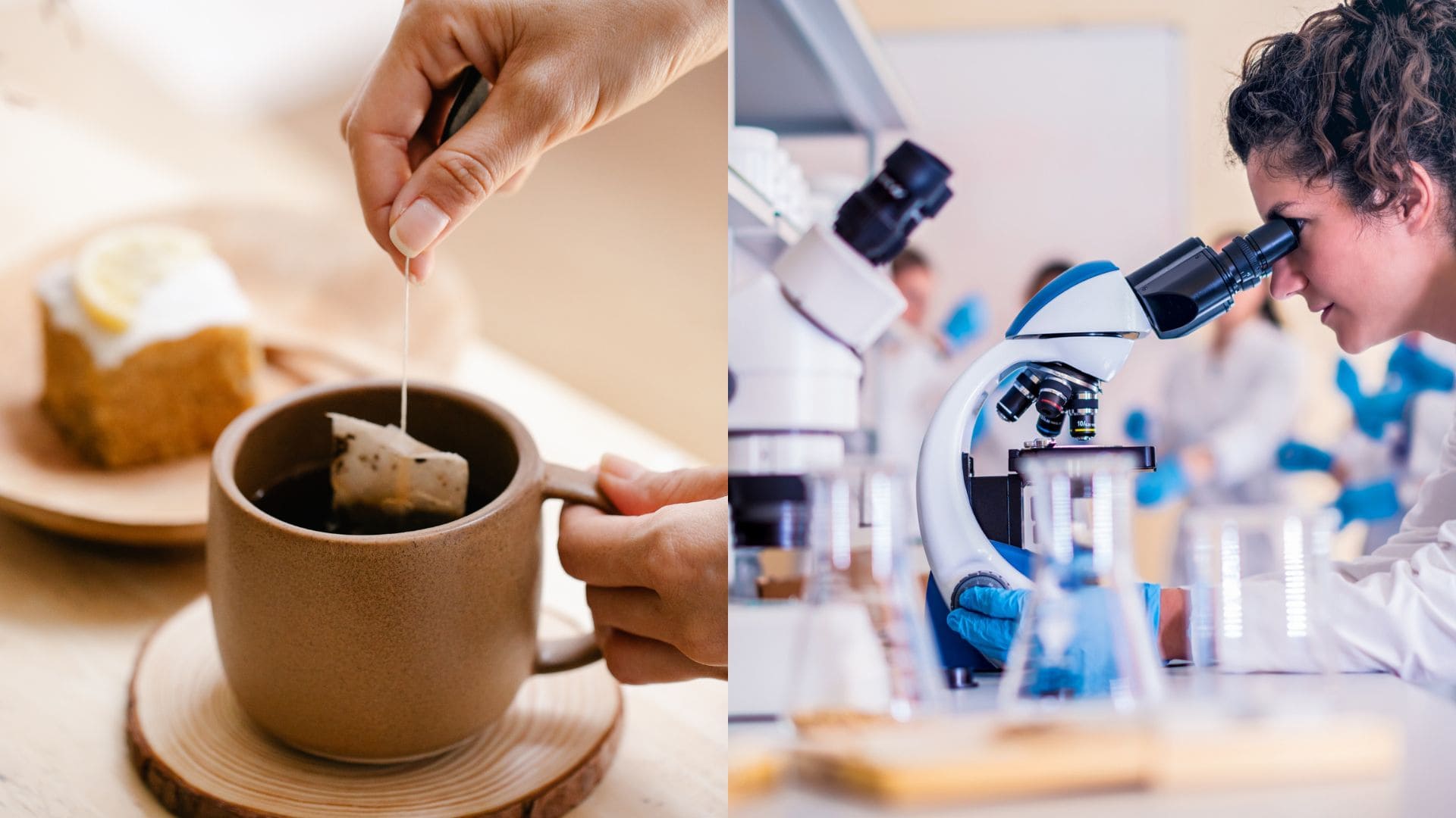 Čajové vrecúška a mikroplasty