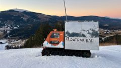 Mobilný Ratrak Bar na Telgáte