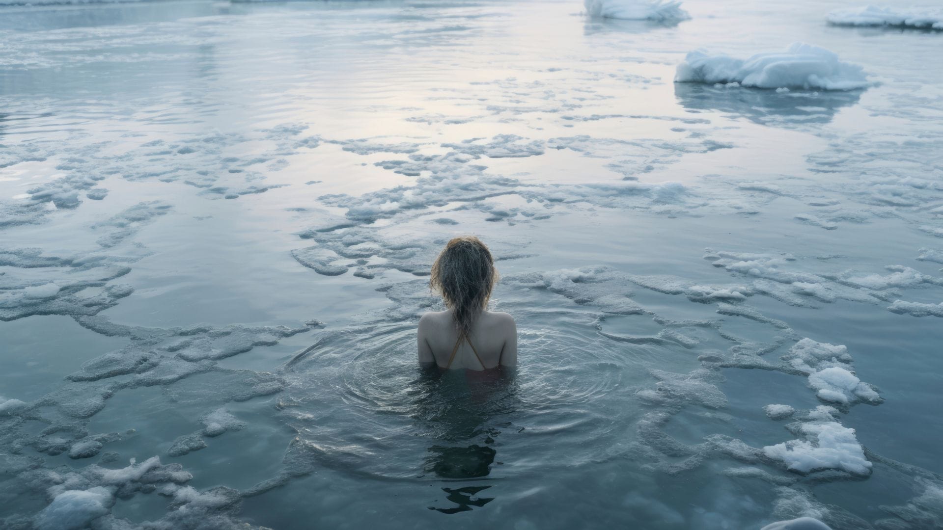 ľadová voda, jazero, otužovanie