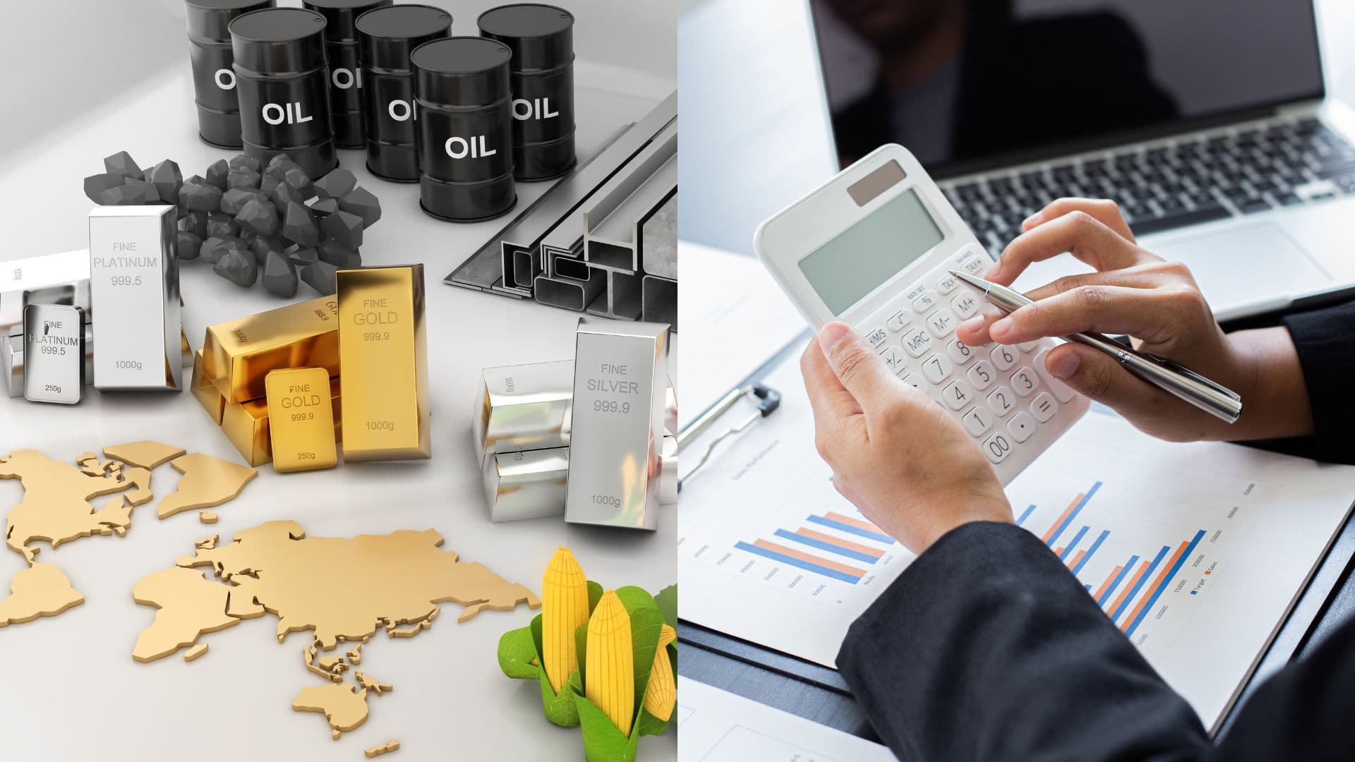 investovanie, komodity