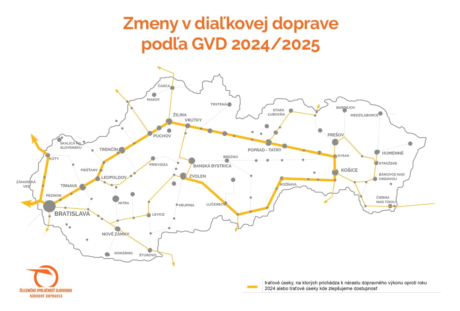 Zmeny v diaľkovej doprave podľa GVD 2024 2025 (2)