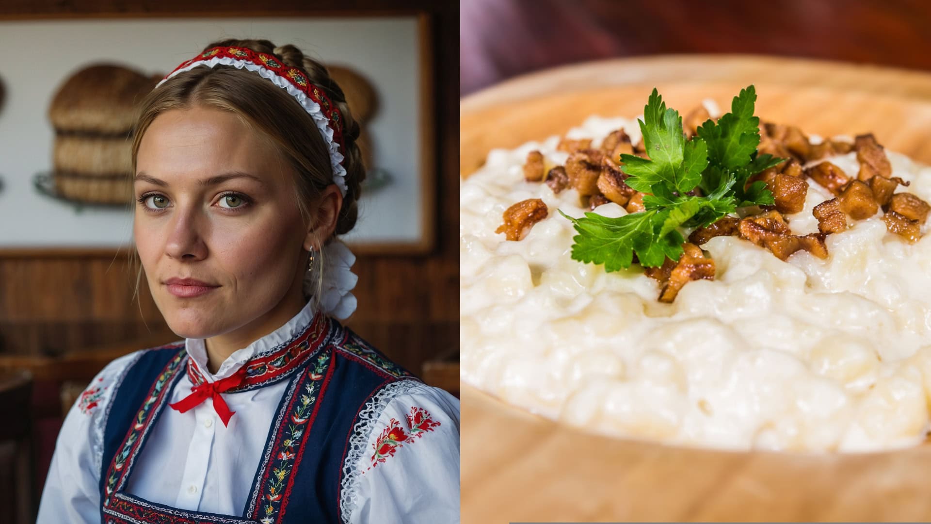 čašníčka, halušky