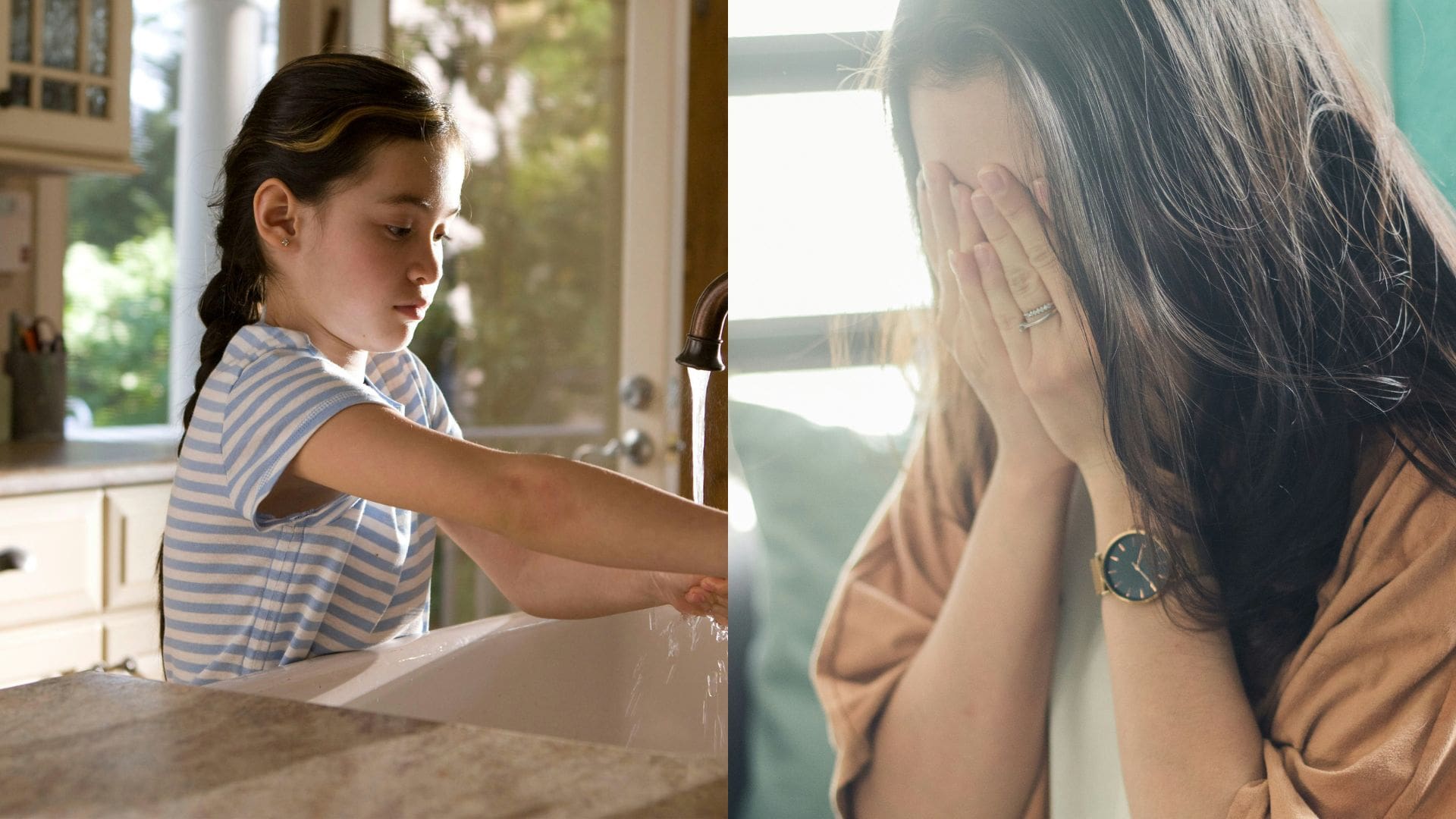 dieťa, žena, trápenie