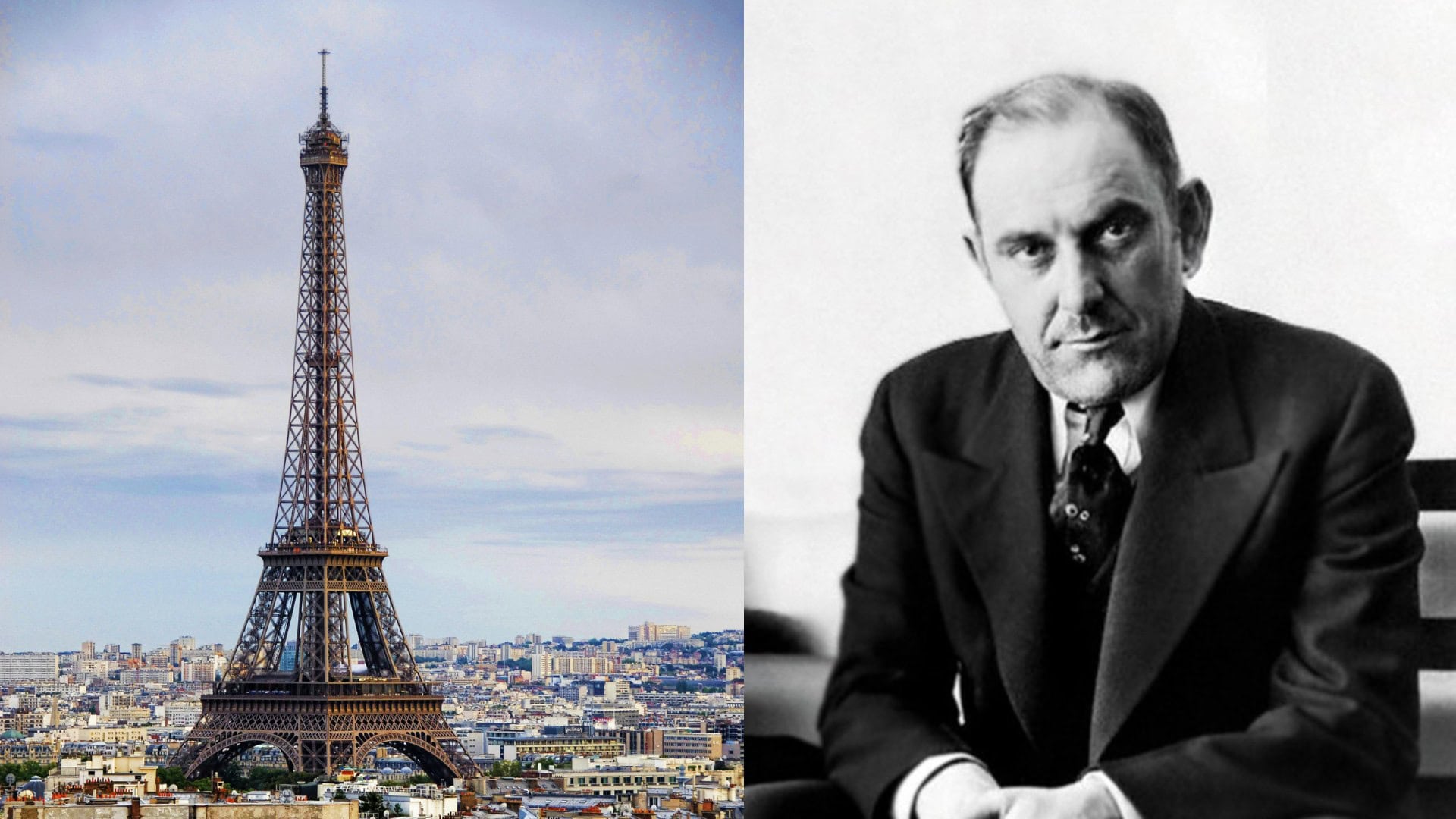 na snimke je eiffelovka, lustig