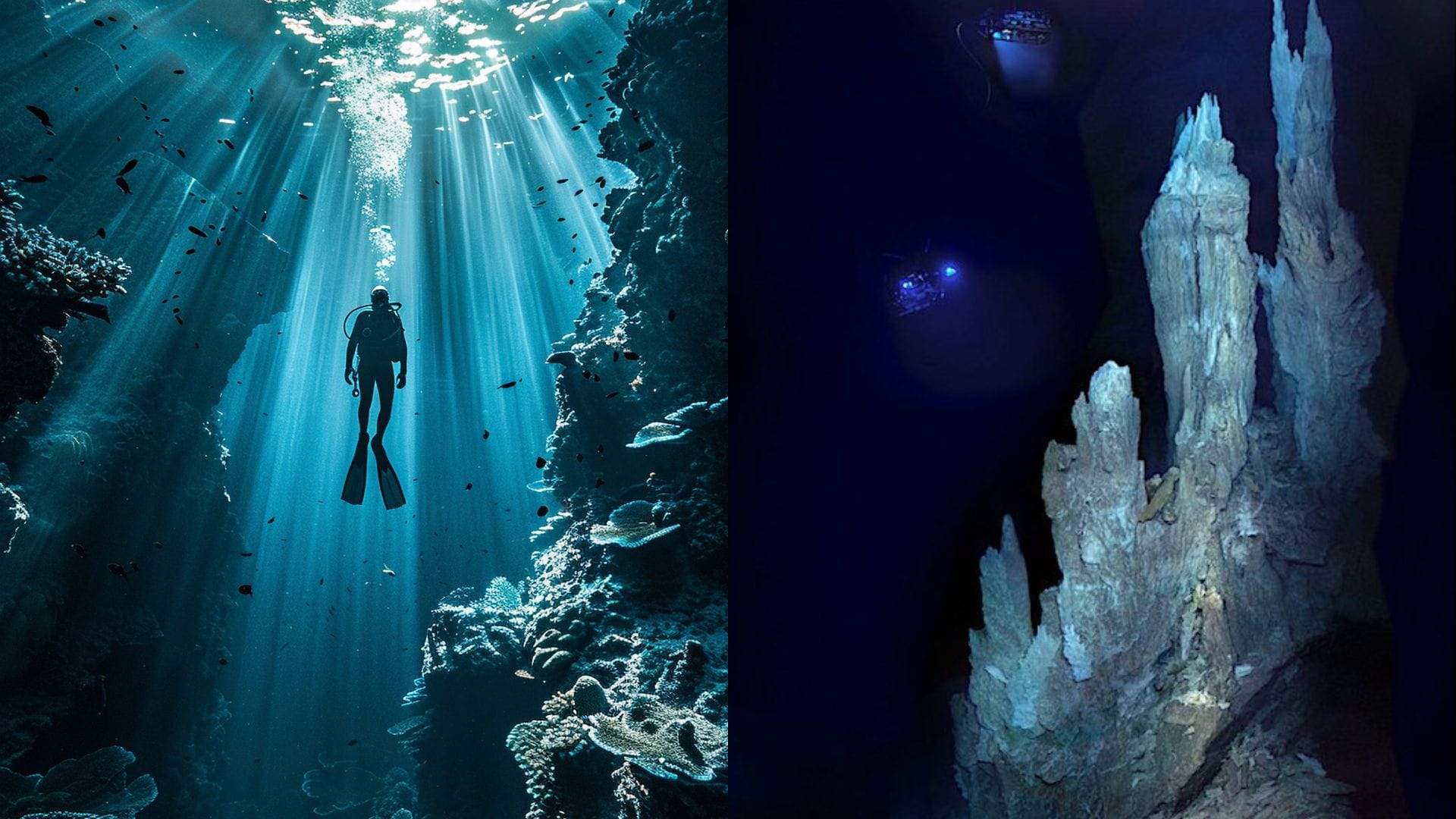 potápač a Stratené mesto